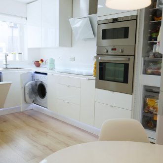 Пералня в модулна кухня