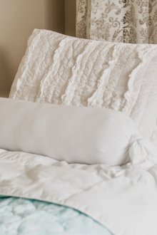 Възглавница за възглавници в спалнята