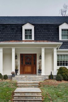 Покрив на двуетажна къща с таванско помещение