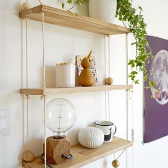 Рафтове за хол в еко стил