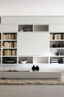 Стенен стелаж в хола