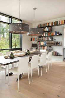 Стелаж за трапезария за хола