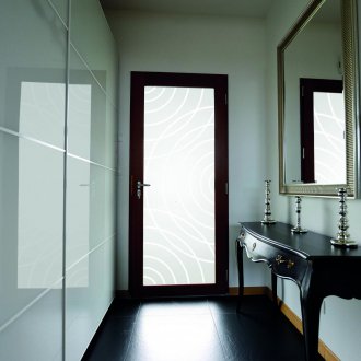 Вътрешна врата със стъкло тъмно