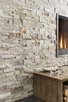 Декорация от диви каменни стени