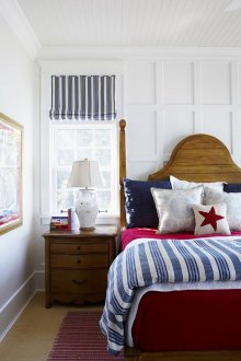 Headboard tingkap gaya Amerika