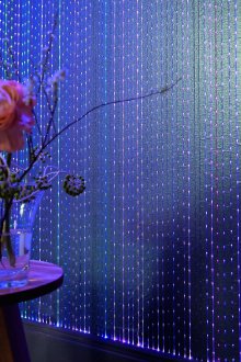 Светещи сини тапети