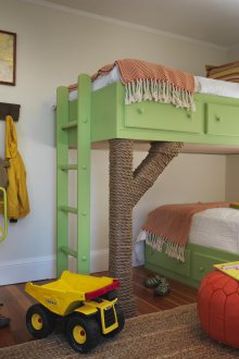 Entwurf für drei Kinder mit einem Etagenbett