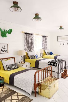 Modernes Design für drei Kinder