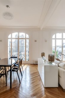 Покривки в интериора на студио апартамент