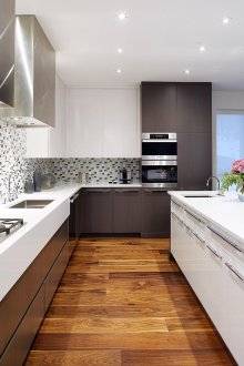 Дизайн на кухня 20 кв.м с комплект