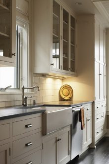 Дизайн на кухня 20 кв.м с мебели за шкафове