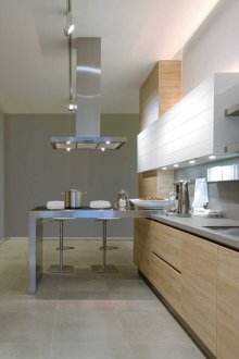 Дизайн на кухня 20 кв.м ламиниран