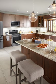 Дизайн на кухня 20 кв.м MDF