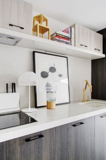 Дизайн на кухня 20 кв.м с мебели