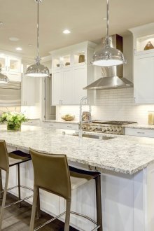 Дизайн на кухня 20 кв.м осветление