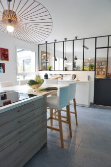 Дизайн на кухня 20 кв.м с преграда