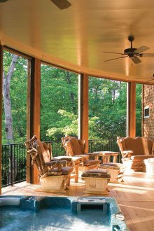 Открита тераса на балкона