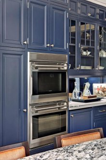 Кухненска замазка в сини тонове