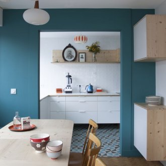 Синя кухня за трапезария