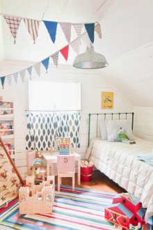 Дизайнерски завеси за малка детска стая