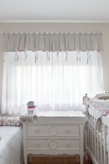 Дизайнерски завеси за детска стая в стила на изтъркан шик