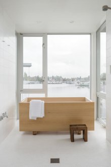 Минималистична модерна баня