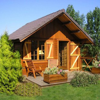 Къщата за съблекални е оборудвана