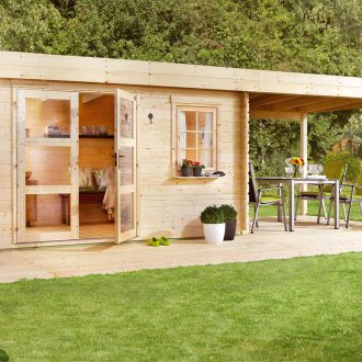 Къща за смяна от бор