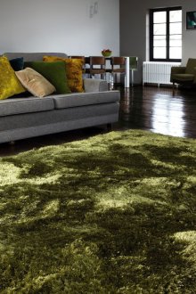 Маслинен килим в интериора