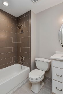 Reka bentuk bilik mandi mudah DIY