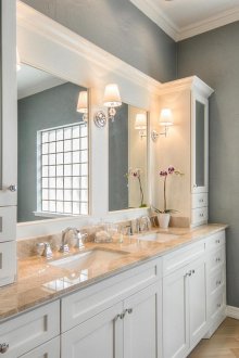 Bilik mandi DIY dengan sinki