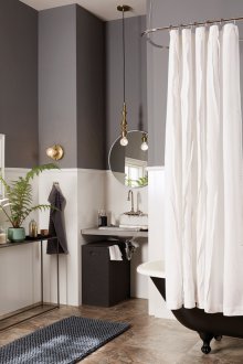 Bilik mandi DIY dalam gaya moden