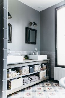 Dinding bilik mandi DIY