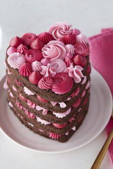 Декор за торта за торта за Свети Валентин