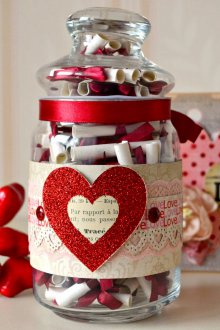Подарък за 14 февруари направете сами декоративен буркан