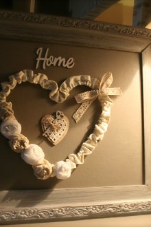 Подарък за 14 февруари декоративна рамка, направена сама