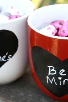 Подарък за 14 февруари направете чаши