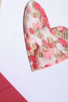 Подарък за 14 февруари направете сами поздравителна картичка.