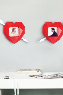 Подарък за 14 февруари направете стена на рамката