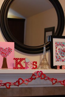 Подарък за 14 февруари, направете рамка с декор