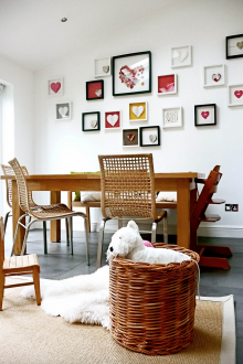 Подарък за 14 февруари направете сами декор на трапезарията