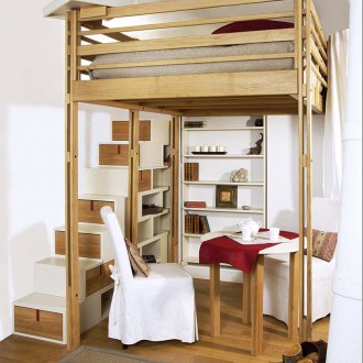 Таванско легло дървено