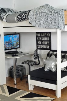 Таванско легло за момче тийнейджър