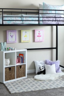 Стоманено таванско легло