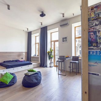Podium katil di apartmen