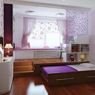 Zon Pemanjangan Podium Bed