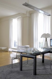Weißes Kabinett Interieur