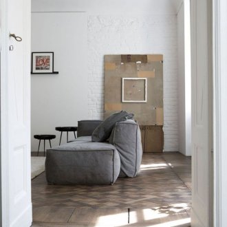 Weißes Loft Interieur