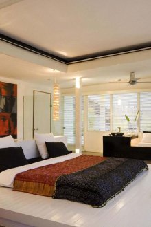 Bahagian dalaman Jepun dengan katil