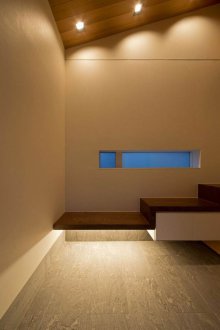 Bahagian dalaman Jepun dengan latar belakang